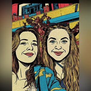 Together we posh Show Fun with friends ☀️